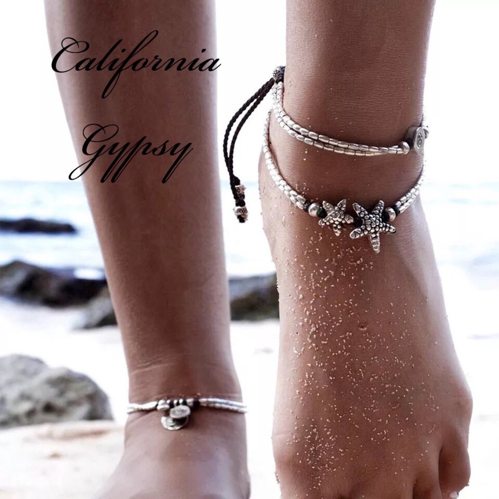 starfish beaded anklet⭐️